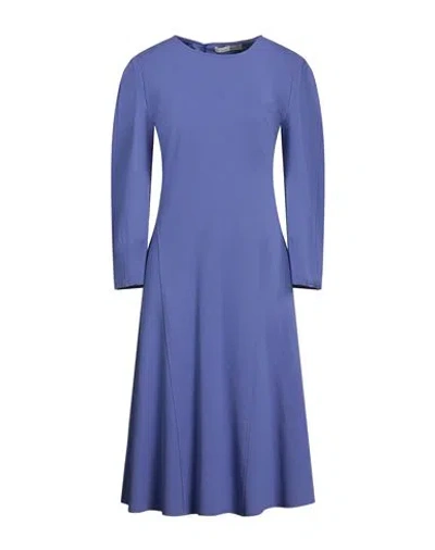 Liviana Conti Woman Midi Dress Mauve Size 8 Viscose, Polyamide, Elastane In Purple