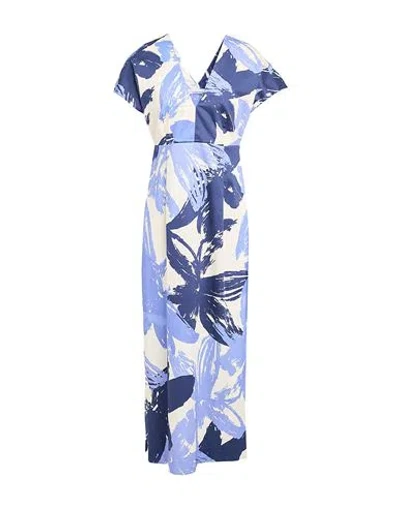 Liviana Conti Woman Midi Dress Midnight Blue Size 4 Cotton, Elastane