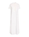 Liviana Conti Woman Midi Dress White Size 6 Cotton, Polyamide, Elastane In Multi