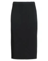 Liviana Conti Woman Midi Skirt Black Size 12 Viscose, Polyamide