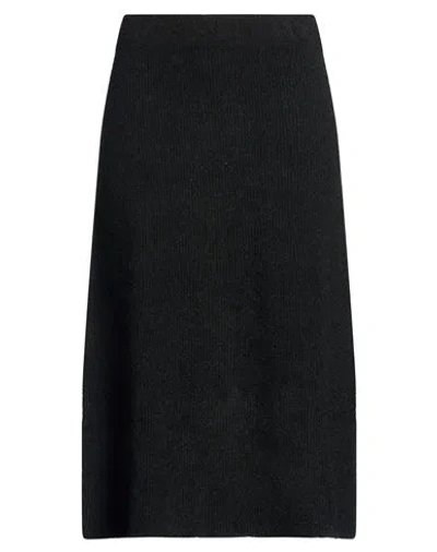 Liviana Conti Woman Midi Skirt Black Size 2 Acrylic, Polyester, Wool, Polyamide