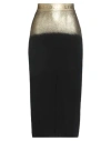 Liviana Conti Woman Midi Skirt Black Size S Virgin Wool
