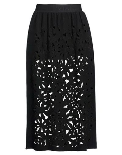 Liviana Conti Woman Midi Skirt Black Size S Virgin Wool