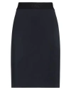 Liviana Conti Woman Midi Skirt Navy Size 8 Viscose, Polyamide, Elastane, Acetate, Polyester