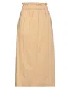 Liviana Conti Midi Skirts In Beige