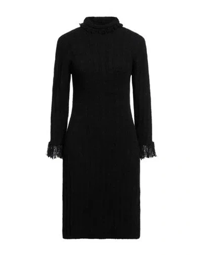 Liviana Conti Woman Mini Dress Black Size 6 Acrylic, Polyester, Wool, Polyamide