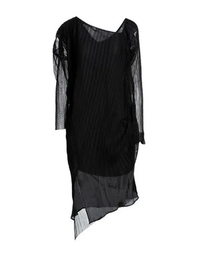 Liviana Conti Woman Short Dress Black Size 6 Polyester