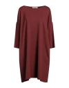Liviana Conti Woman Mini Dress Brown Size S/m Viscose, Polyamide, Elastane In Brown