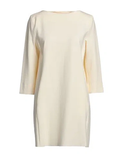 Liviana Conti Woman Mini Dress Cream Size 8 Viscose, Polyamide, Elastane In White