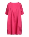 Liviana Conti Woman Mini Dress Fuchsia Size 2 Cotton, Polyamide, Elastane In Pink
