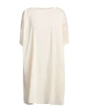 Liviana Conti Woman Mini Dress Ivory Size 8 Cotton, Polyamide, Elastane