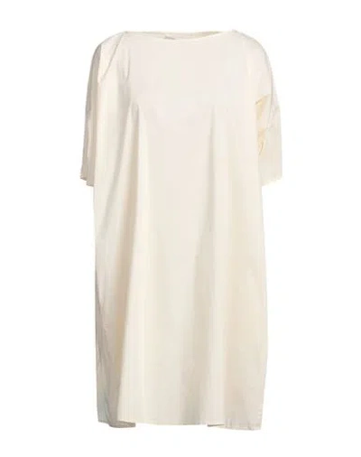 Liviana Conti Woman Mini Dress Ivory Size 8 Cotton, Polyamide, Elastane