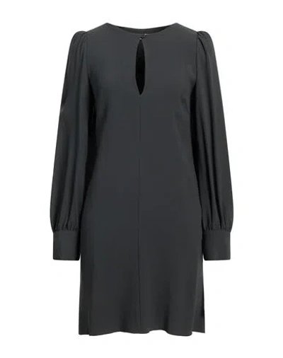Liviana Conti Woman Mini Dress Lead Size 8 Viscose, Acetate In Grey