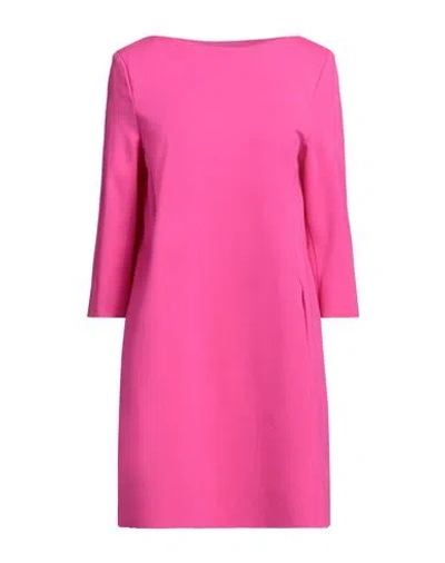 Liviana Conti Woman Mini Dress Magenta Size 12 Viscose, Polyamide, Elastane