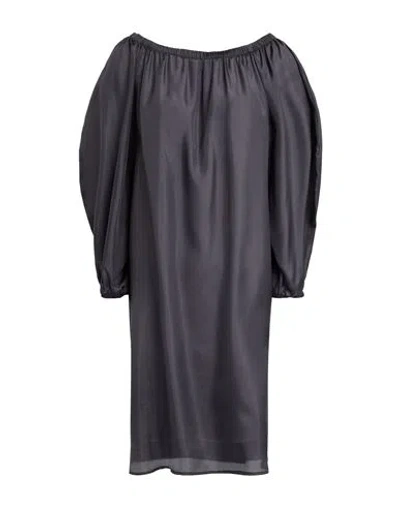 Liviana Conti Woman Mini Dress Midnight Blue Size 8 Silk