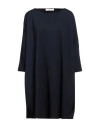 Liviana Conti Woman Mini Dress Midnight Blue Size L/xl Viscose, Polyamide, Elastane