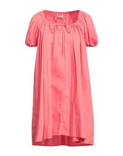 Liviana Conti Woman Mini Dress Pink Size 6 Cotton, Polyamide, Elastane