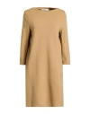 Liviana Conti Woman Mini Dress Sand Size 4 Viscose, Polyamide, Elastane In Neutral