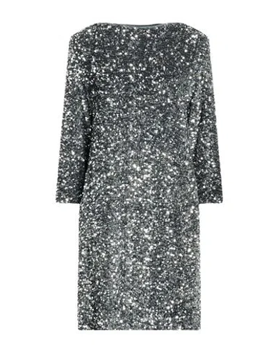 Liviana Conti Woman Short Dress Slate Blue Size 6 Polyester