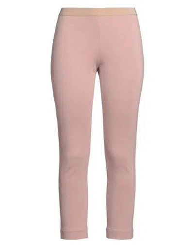 Liviana Conti Woman Pants Antique Rose Size 6 Viscose, Polyamide, Elastane In Pink