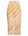 Liviana Conti Woman Cropped Pants Apricot Size 10 Viscose In Orange