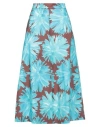 Liviana Conti Woman Pants Azure Size 6 Cotton, Elastane In Blue
