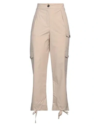 Liviana Conti Woman Pants Beige Size 10 Cotton, Polyamide, Elastane