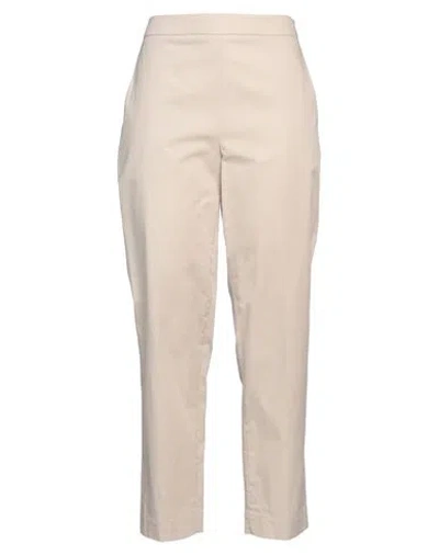 Liviana Conti Woman Pants Beige Size 6 Cotton