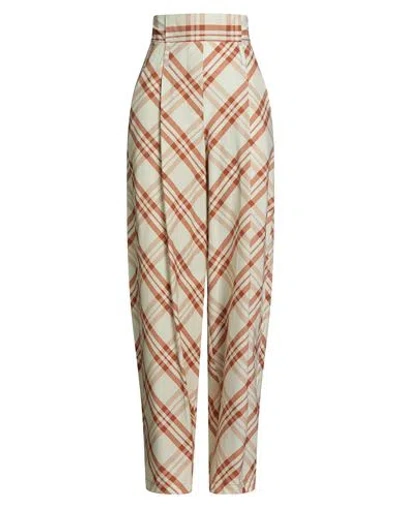 Liviana Conti Woman Pants Beige Size 6 Cotton, Elastane In Neutral