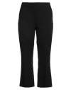 Liviana Conti Flared Cropped Trousers In Black