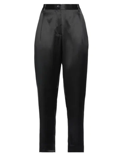 Liviana Conti Woman Pants Black Size 2 Acetate, Viscose, Rubber