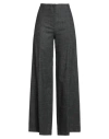 Liviana Conti Woman Pants Black Size 6 Viscose, Virgin Wool, Cotton, Polyamide, Elastane In Gray
