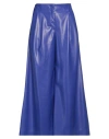 Liviana Conti Woman Pants Blue Size 10 Polyester, Polyurethane In Blue