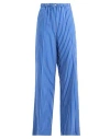 Liviana Conti Woman Pants Blue Size 12 Viscose, Polyamide In Blue