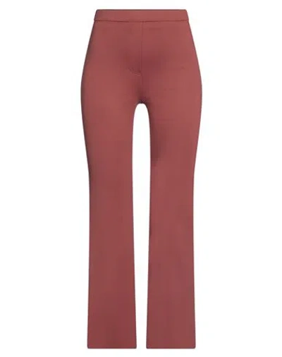 Liviana Conti Woman Pants Brown Size 2 Polyamide, Elastane