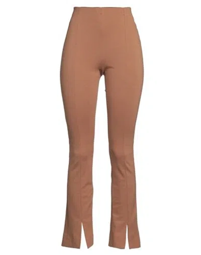 Liviana Conti Woman Pants Camel Size 4 Viscose, Polyamide, Elastane In Beige