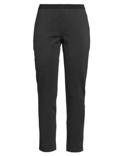 Liviana Conti Woman Pants Charcoal Size 10 Viscose, Polyamide, Elastane In Black