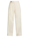 Liviana Conti Woman Pants Cream Size 12 Cotton, Polyamide, Elastane In White