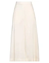 Liviana Conti Woman Pants Cream Size 4 Cotton, Polyamide, Elastane In White
