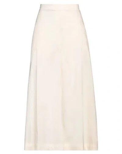 Liviana Conti Woman Pants Cream Size 4 Cotton, Polyamide, Elastane In White