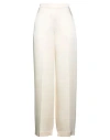 Liviana Conti Woman Pants Cream Size 6 Acetate, Viscose In White