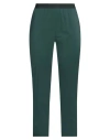 Liviana Conti Woman Pants Dark Green Size 8 Cotton, Polyamide, Elastane