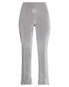 Liviana Conti Woman Pants Grey Size 6 Polyester, Polyamide In Grey