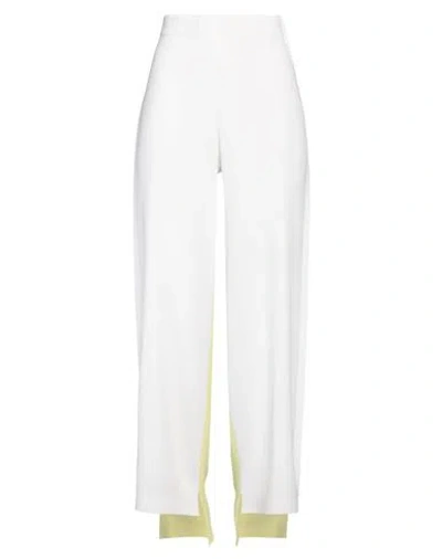 Liviana Conti Woman Pants Ivory Size 8 Viscose, Polyamide In White
