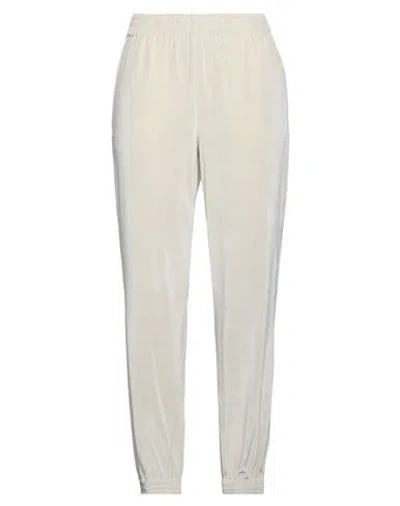 Liviana Conti Woman Pants Ivory Size 6 Polyester, Elastane In White