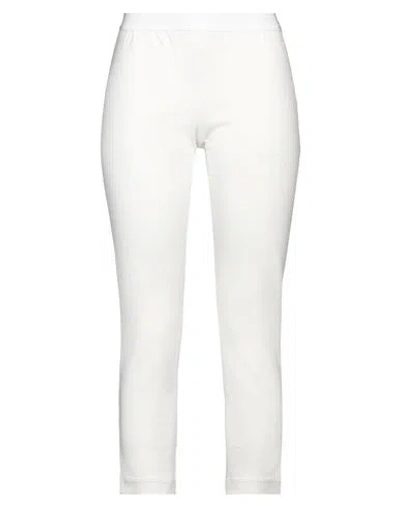 Liviana Conti Woman Pants Ivory Size 8 Viscose, Polyamide, Elastane In White