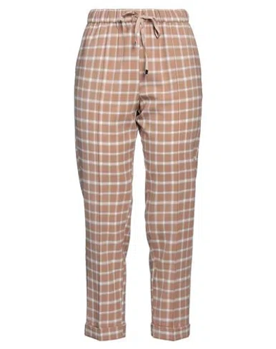 Liviana Conti Woman Pants Light Brown Size 6 Polyester, Virgin Wool, Elastane In Beige
