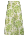 Liviana Conti Woman Pants Light Green Size 10 Cotton, Elastane