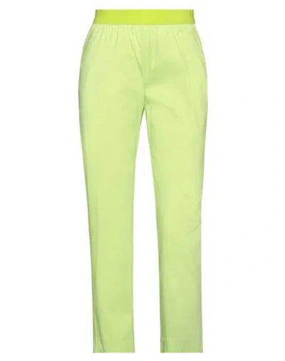 Liviana Conti Woman Pants Light Green Size 8 Cotton, Polyamide, Elastane