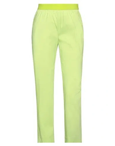 Liviana Conti Woman Pants Light Green Size 4 Cotton, Polyamide, Elastane